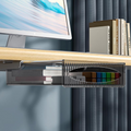 Boîte de rangement à tiroir auto-adhésive sous table – tiroir caché de grande capacité pour bureau, armoire ou organisation d’espace
